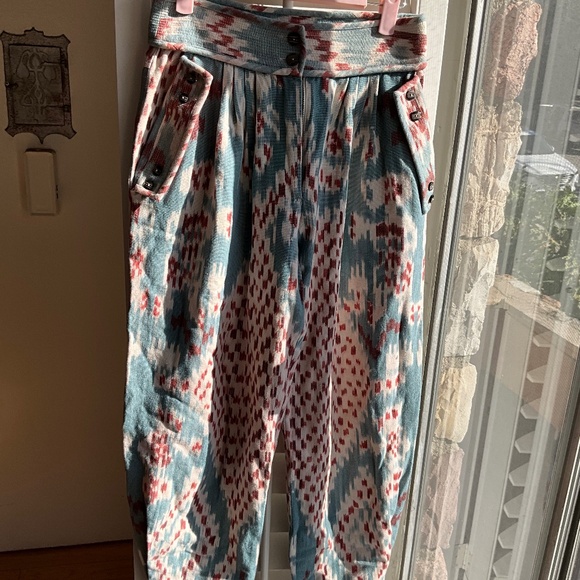 ULLA JOHNSON SIZE 0 Anika Pant In Blue - Picture 2 of 7